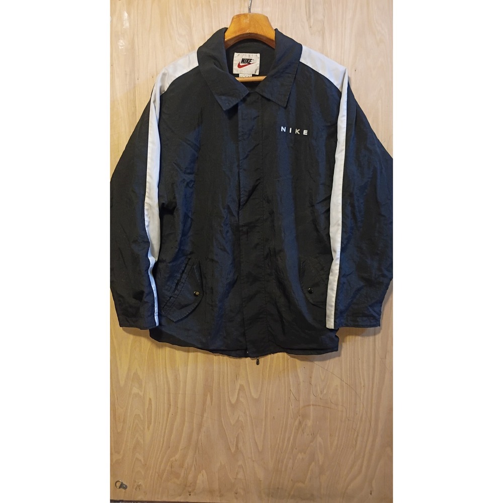 Vtg Nike Windbreaker Jacket Large Embroidered Swoosh. Y2K Sportswear, Gorpcore.